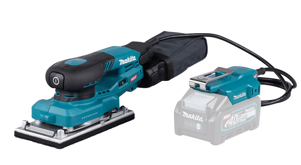 BO007CGZ - 40Vmax XGT Li-Ion BL AWS 93 x 185 mm rezgőcsiszoló V, 2 mm Z