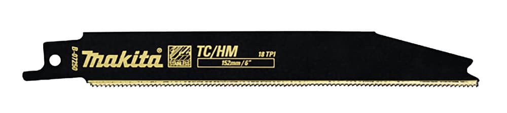 B-07250 - 2db TC/HM orrfűrészlap FÉM, L:152mm