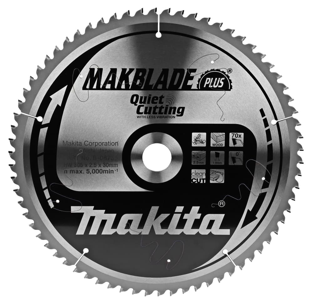B-08735 - körfűrészlap Makblade plus T.C.T, 305x30mm Z70