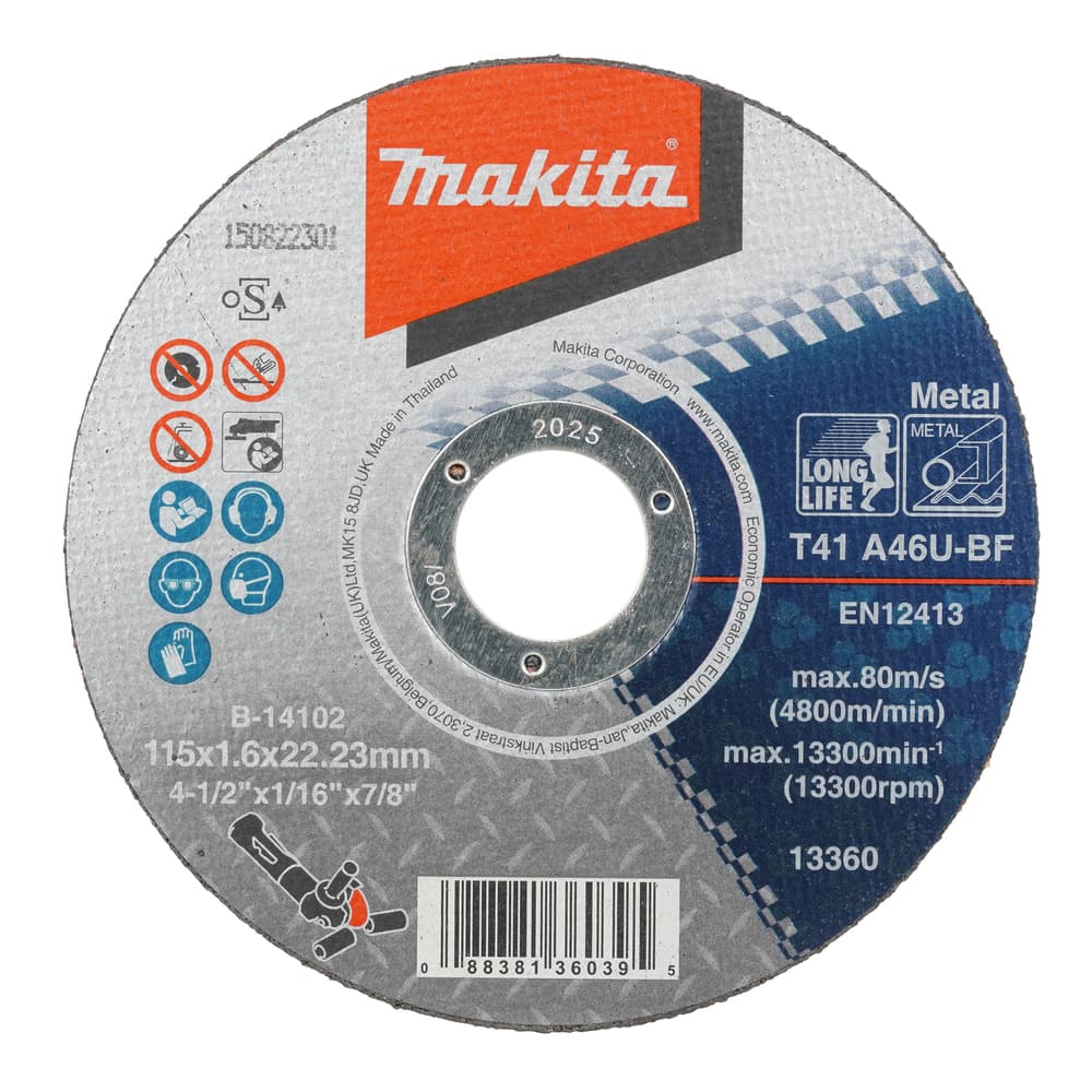 B-14102 - vágókorong ACÉL 115x1,6mmx22,23mm