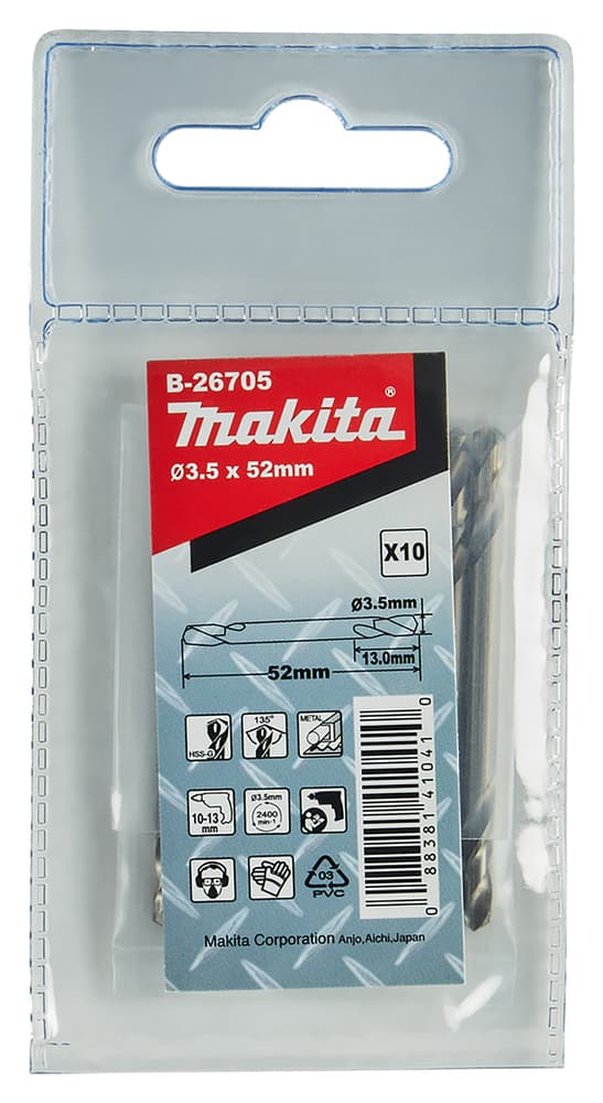 B-26705 - HSS-G kétvégű fúró 3,5mm