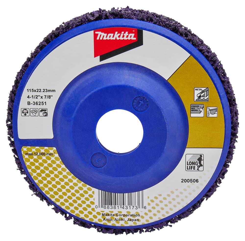 B-36251 - tisztítótárcsa lila nylon 115mm