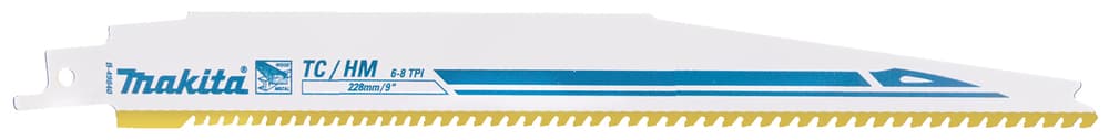 B-49840 - 1db TC/HM orrfűrészlap FA,FÉM, KEMÉNY, TPI:6-8, L:228mm