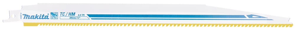 B-49856 - 1db TC/HM orrfűrészlap FA,FÉM, KEMÉNY, TPI:6-8, L:305mm