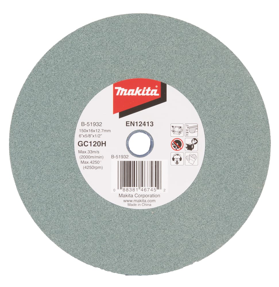 B-51932 - köszörű korong GC120 150mm