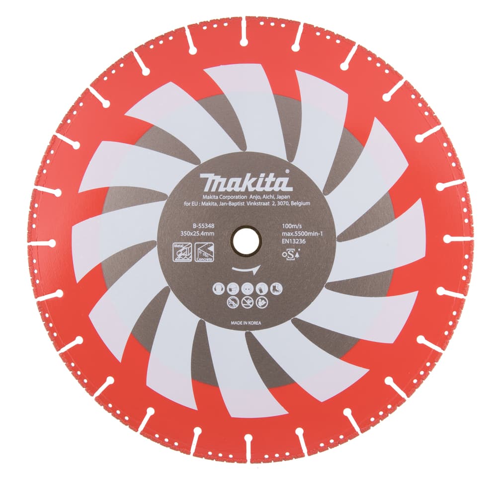 B-55348 - RESCUE-CUT vákuumforrasztott 350 mm gyémánt vágótárcsa max 5550 1/perc 1 db