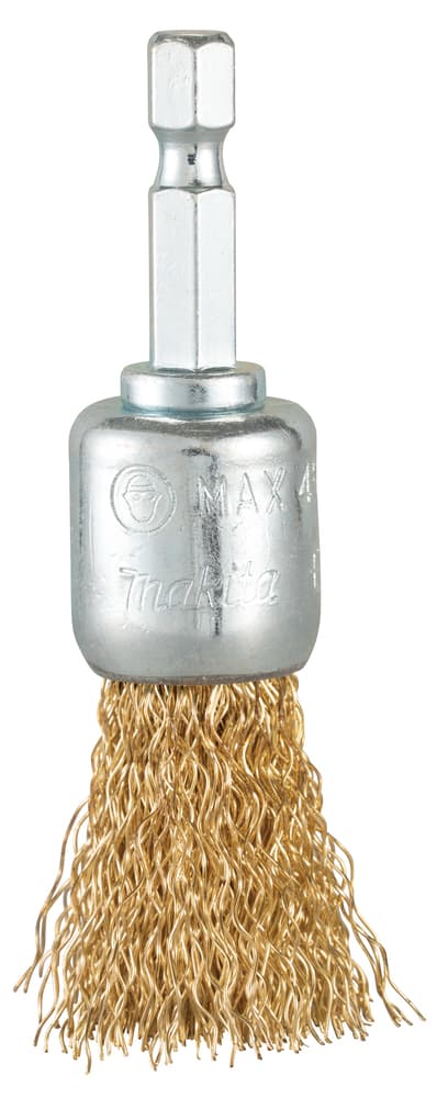 D-73710 - drótkefe sárgaréz bevonattal 19mm 1/4"