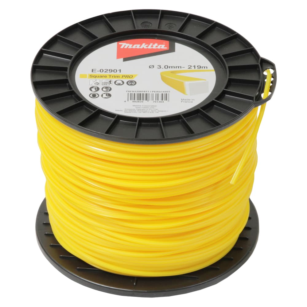 E-02901 - damil szögletes "squareTRIM PRO" 3,0mm x 219m