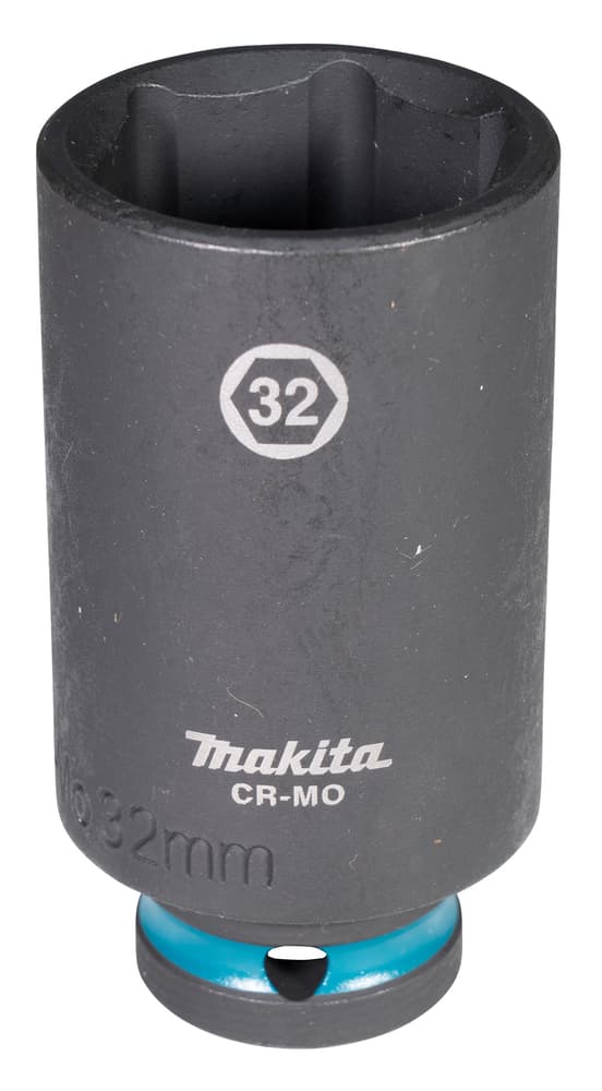 E-16558 - 1/2" 32x81,5 mm CR-MO impact BLACK gépi dugókulcs