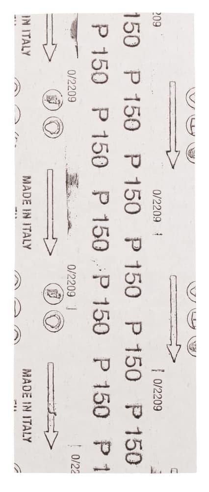 E-18091 - 93x228 mm csiszolópapír A150 10 db