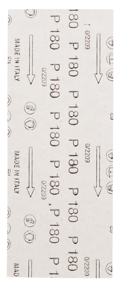 E-18100 - 93x228 mm csiszolópapír A180 10 db