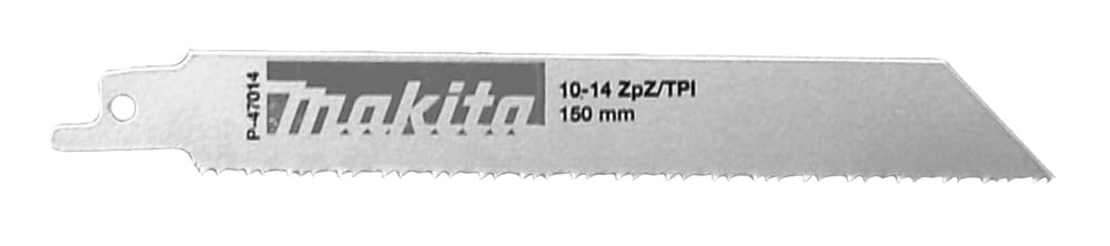P-47014 - 5db BiM orrfűrészlap SZÖGESFA, FÉM, TPI:10-14, L:150mm