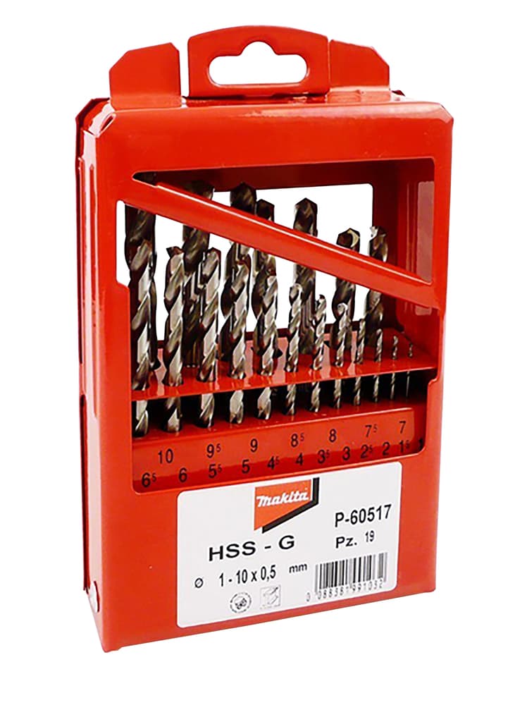 P-60517 - HSS-G fémfúró készlet 19db 1-10mm