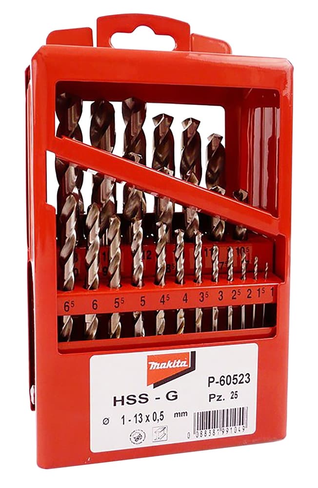 P-60523 - HSS-G fémfúró készlet 25db 1-13mm