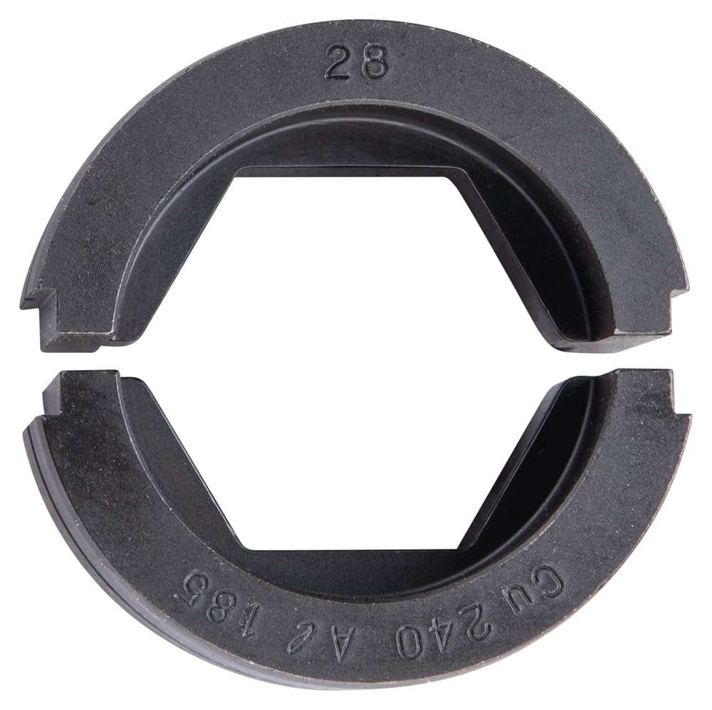 ZM00000226 - K28 hatszögletű nyomóbetét akkus krimpelőgépekhez.