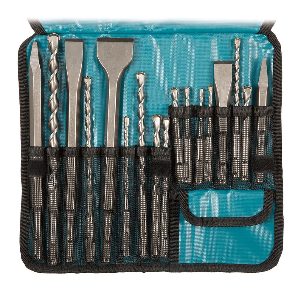 D-53073 - SDS-PLUS 17 db-os fúró és vésőkészlet