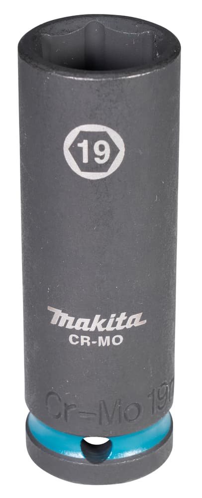 E-16499 - 1/2" 19x81,5 mm CR-MO impact BLACK gépi dugókulcs