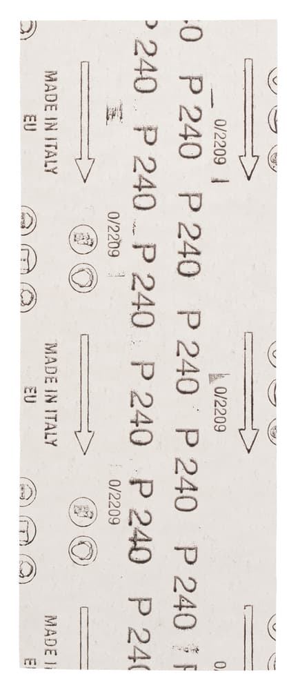 E-18116 - 93x228 mm csiszolópapír A240 10 db