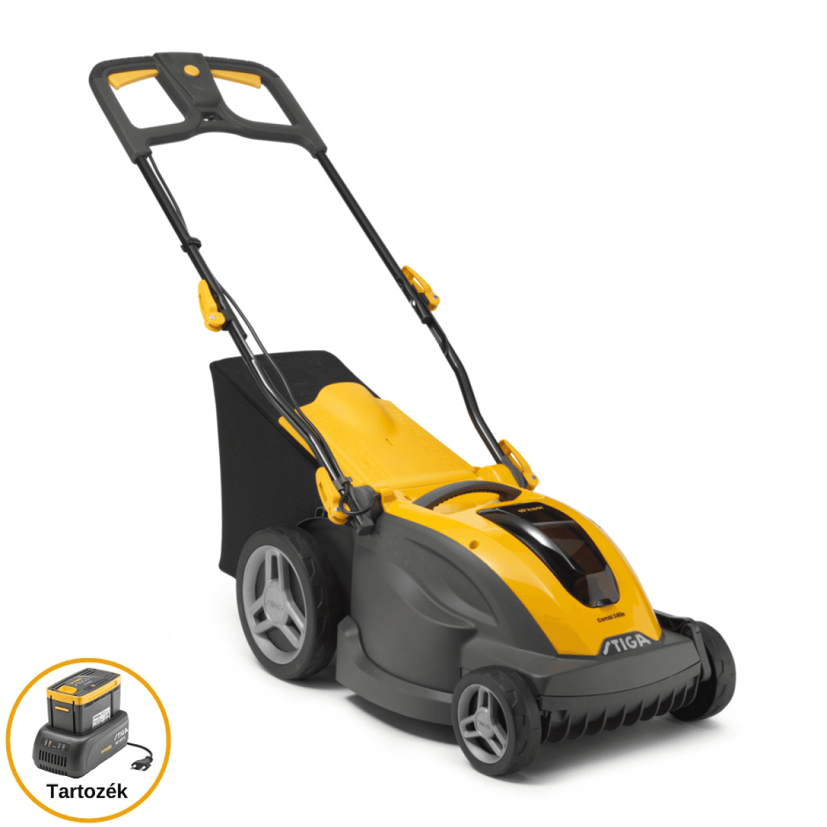 STIGA akkumulátoros fűnyíró COMBI 340e Kit (akkumulátorral és töltővel)