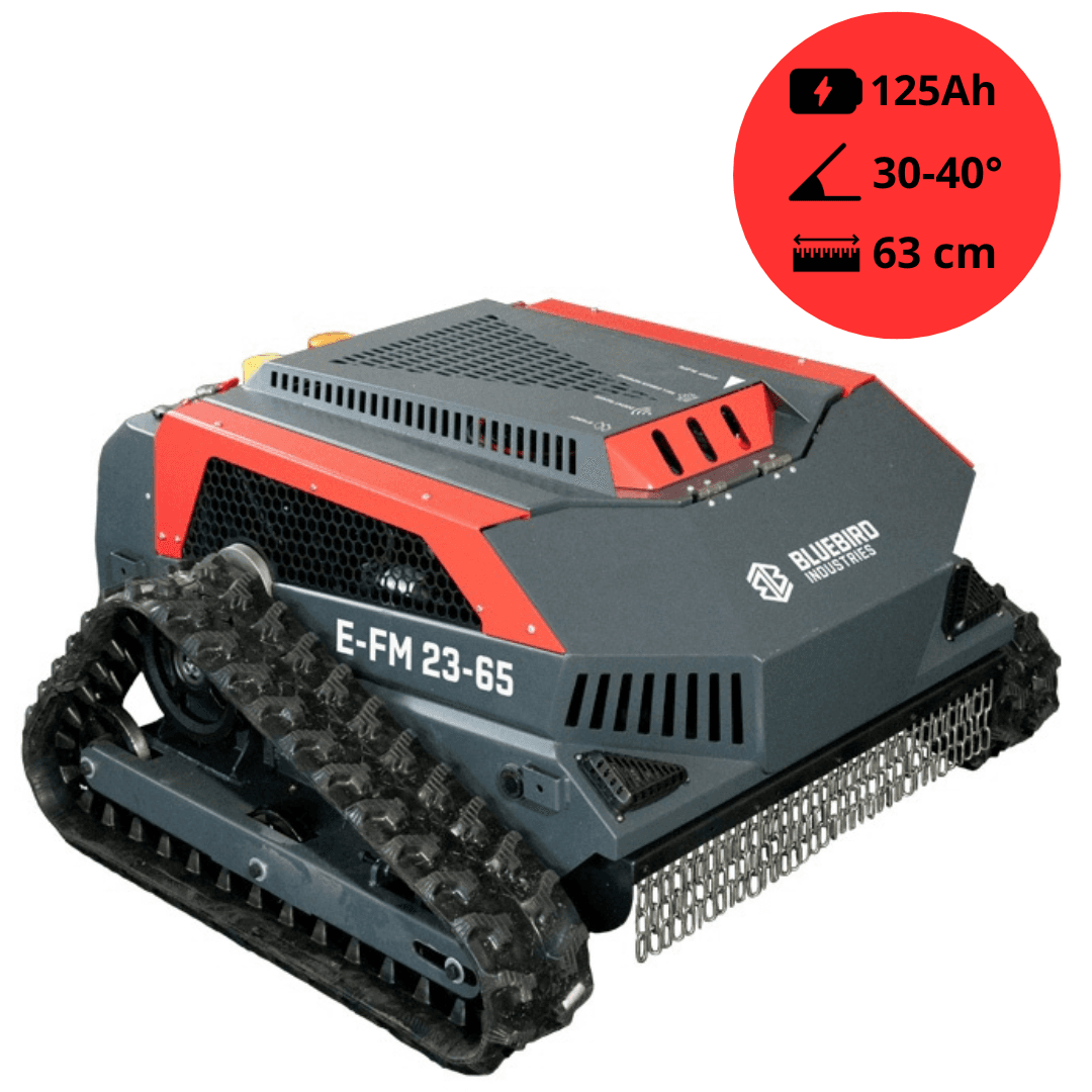 BLUEBIRD E-FM 24-60 AKKUMULÁTOROS RÁDIÓ VEZÉRELT MAGASGAZVÁGÓ